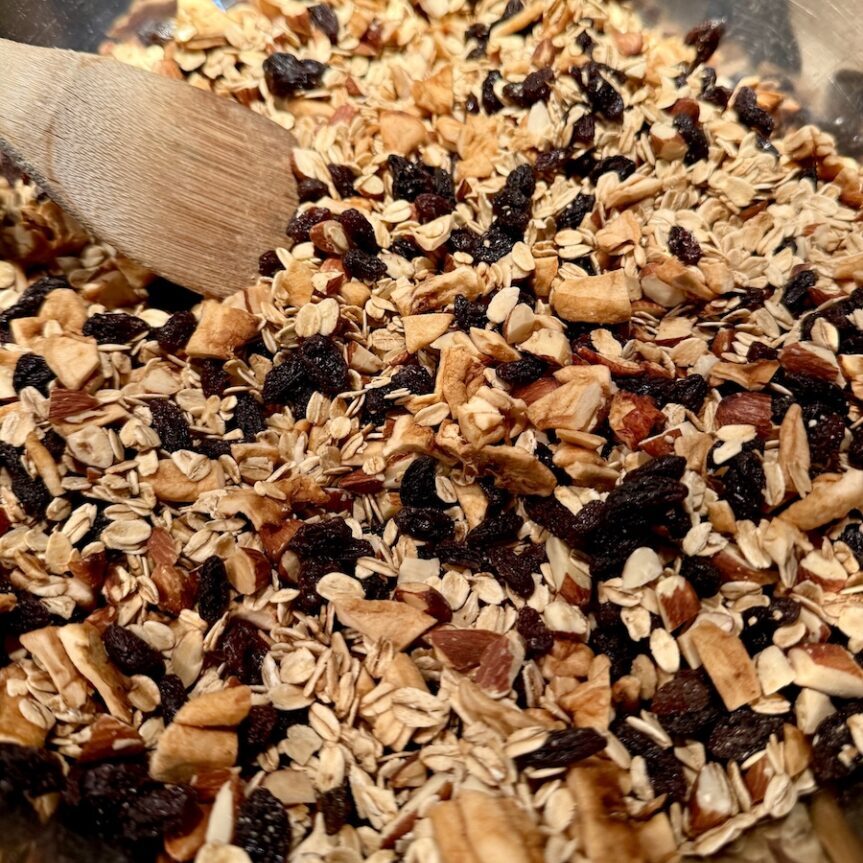 Granola oil-free granola